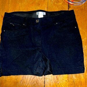 Black Stretchy Shorts